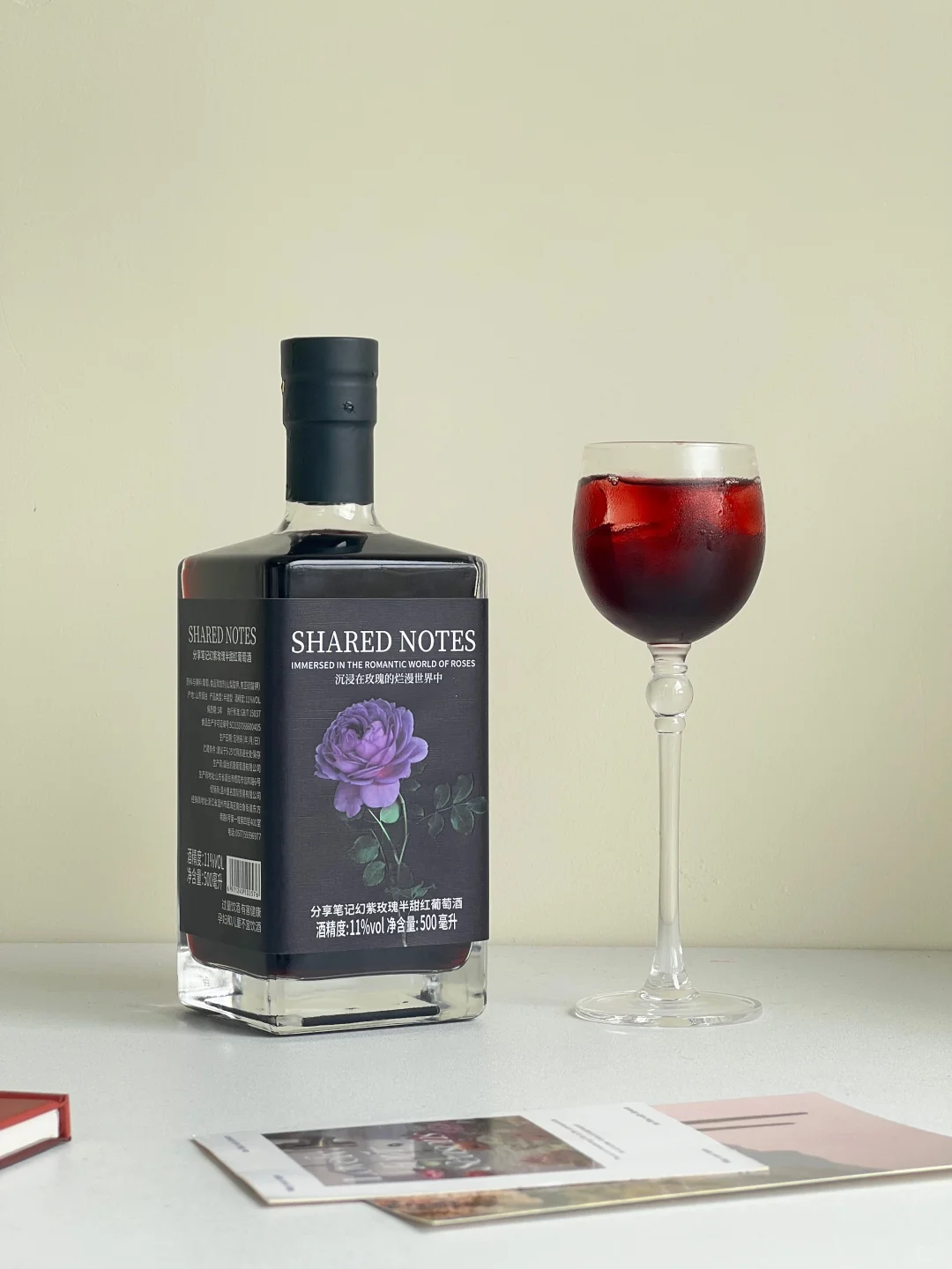 玫瑰花香半甜红葡萄酒！喝完整个人都香香的