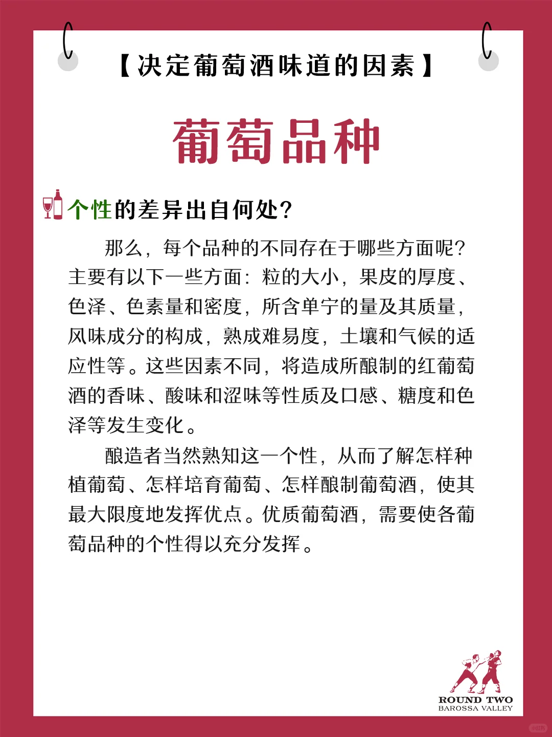 葡萄酒知识科普：葡萄品种差异在哪里？