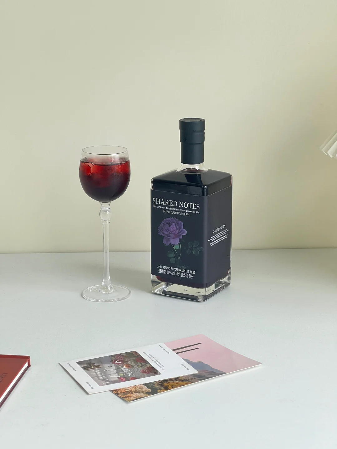 玫瑰花香半甜红葡萄酒！喝完整个人都香香的