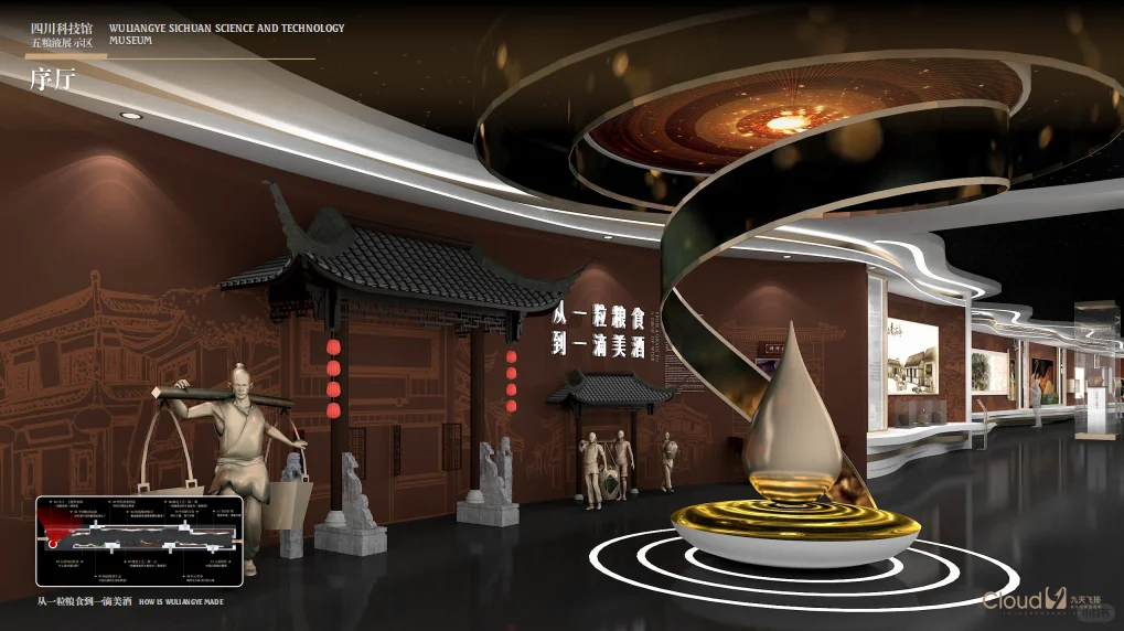 酒文化博物馆展厅陈列设计方案