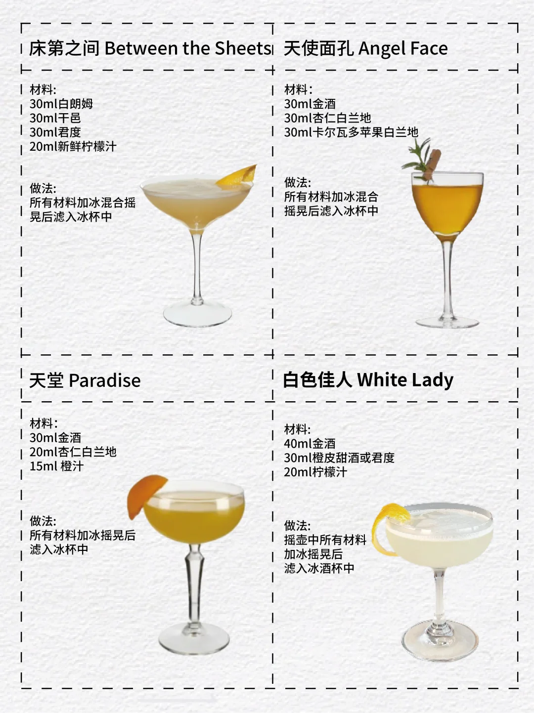 ? 调酒入门｜IBA最难忘的鸡尾酒单！