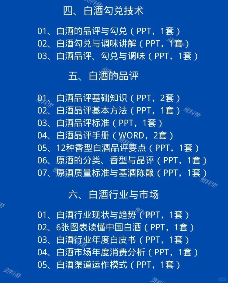 白酒基础知识培训PPT课件勾兑技术酒文化传