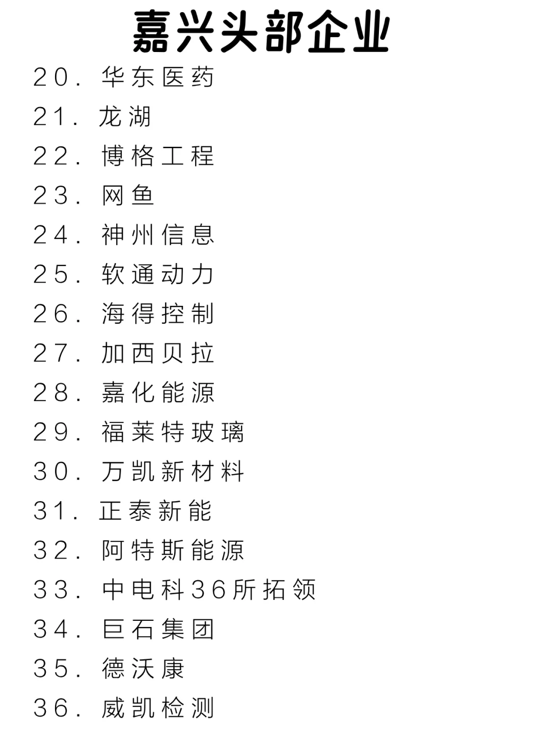 嘉兴头部企业大盘点来啦～