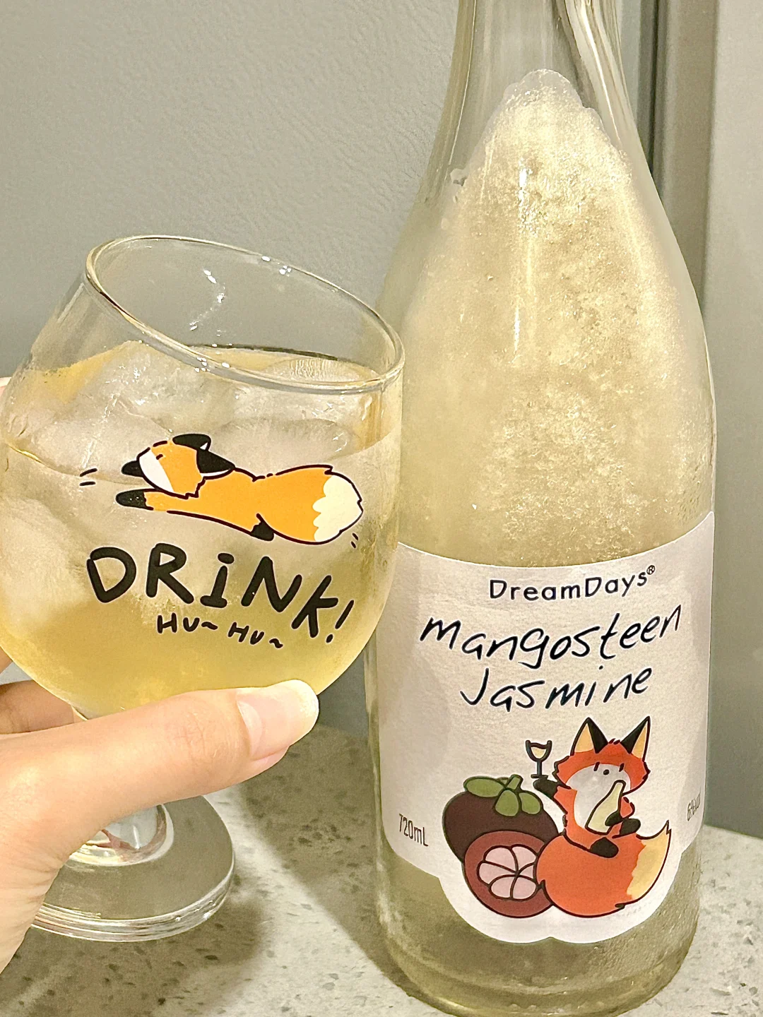 还有人没喝这个山竹冰茉莉吗！好喝哭?