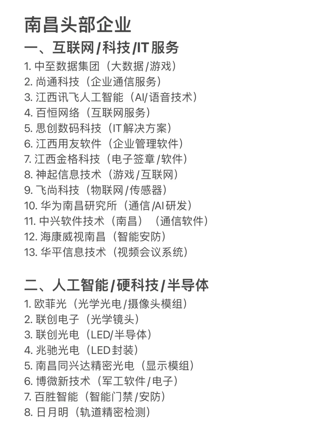 南昌值得去的头部企业