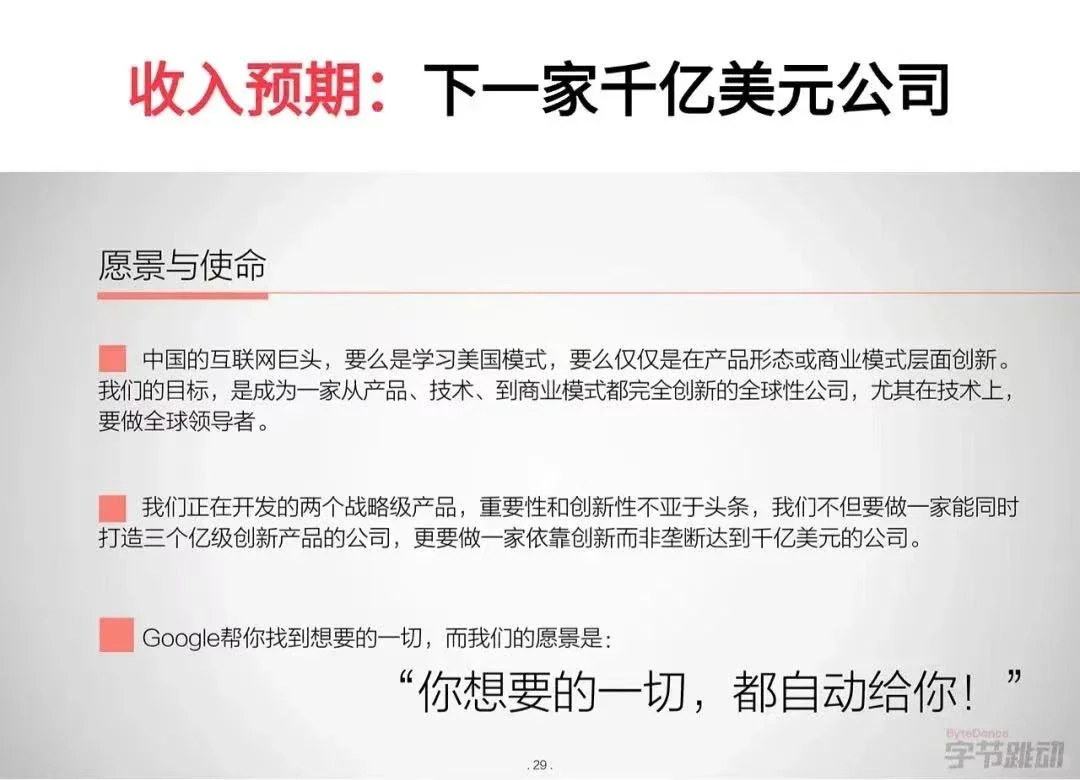 张一鸣2015年融资ppt，值得细品
