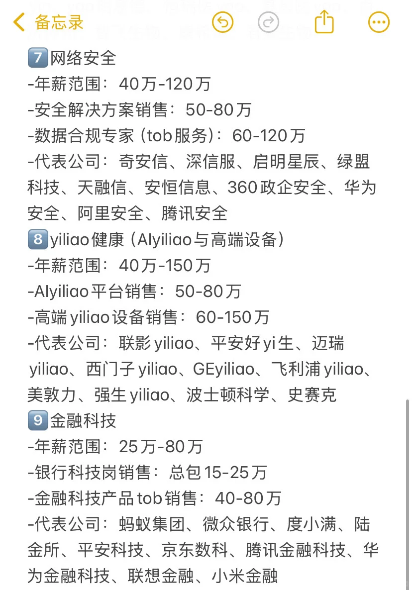 tob销售，前景好且能赚钱的10大高薪行业
