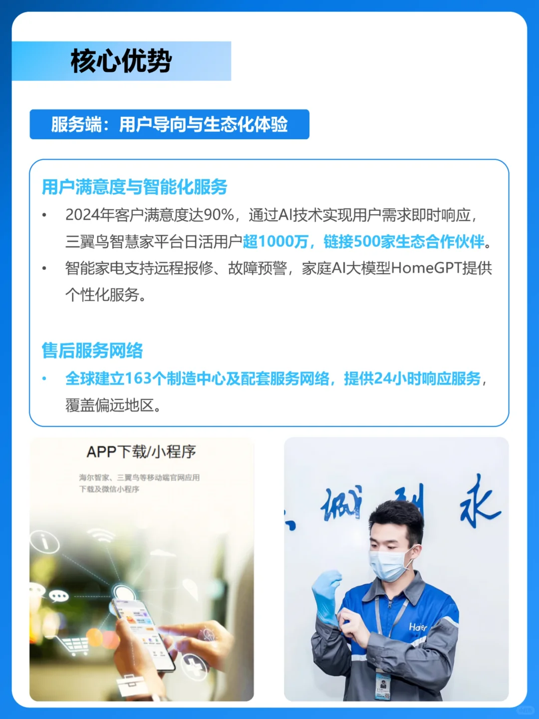 一天吃透一家龙头公司。海尔