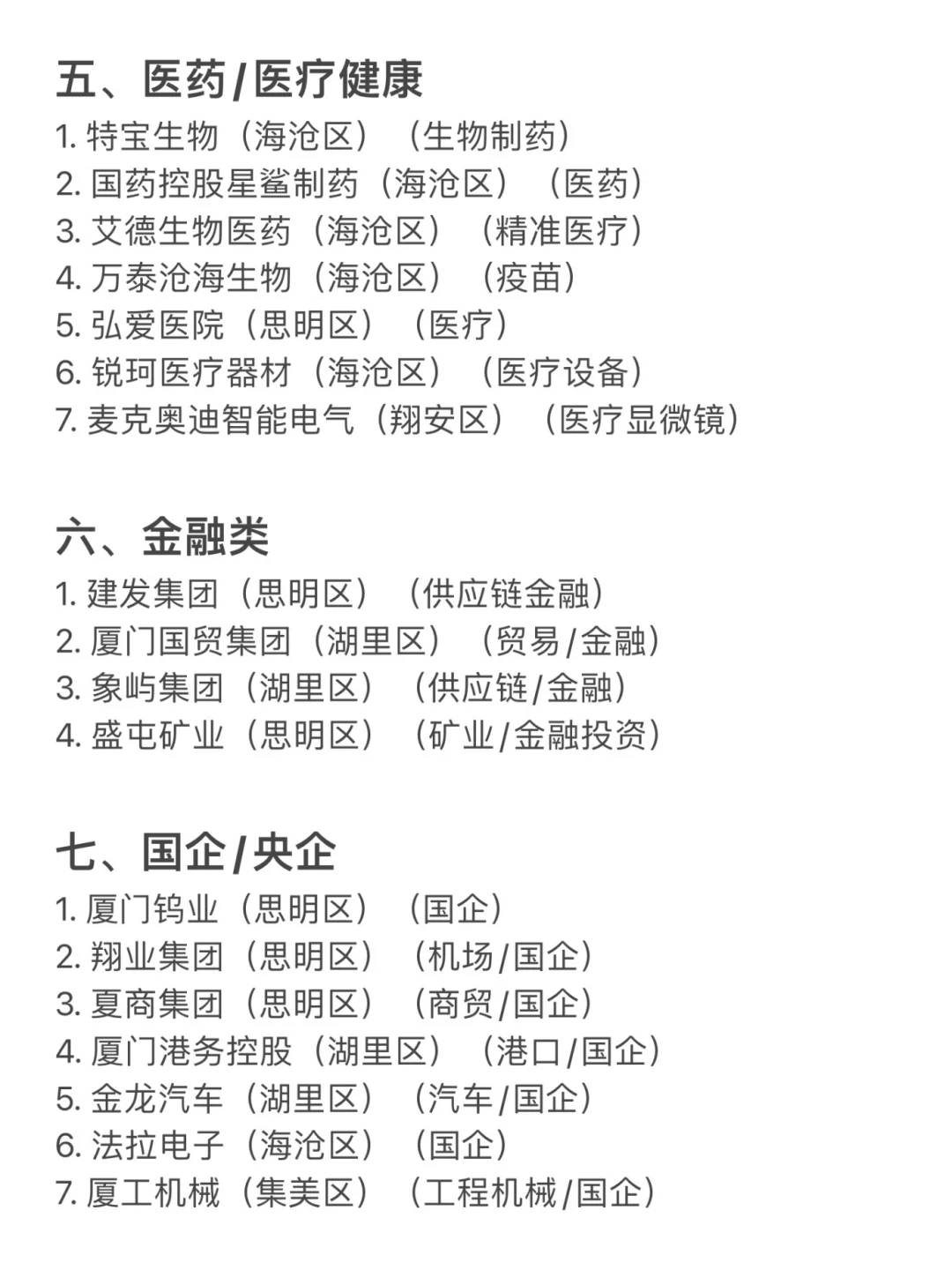 厦门值得去的头部企业
