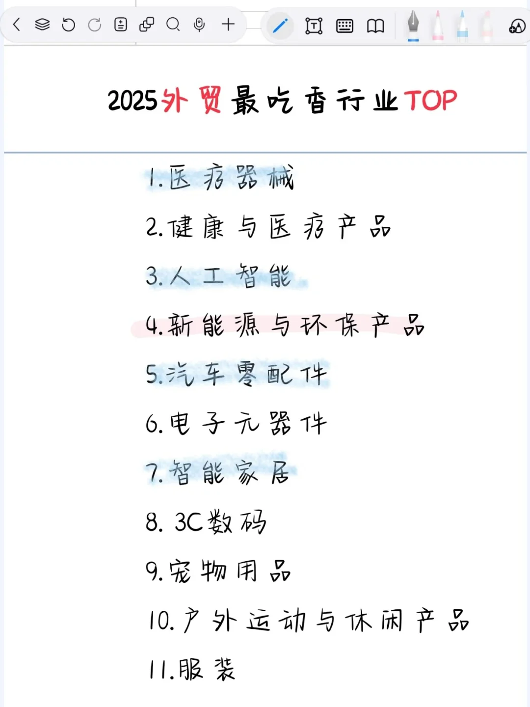 2025外贸哪个行业好做？看这份TOP 榜单❗❗