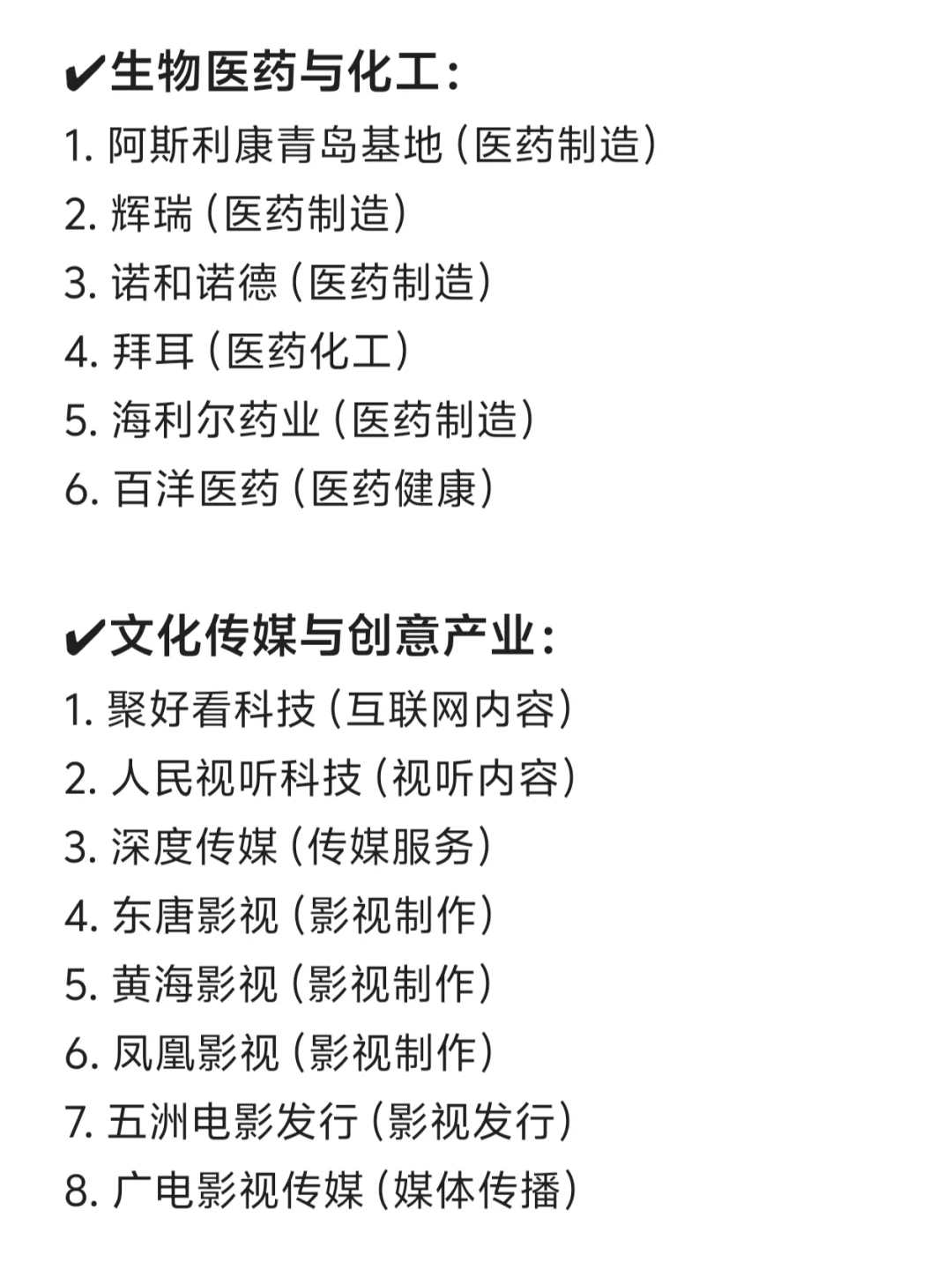 青岛头部公司盘点！大学生赶紧码住
