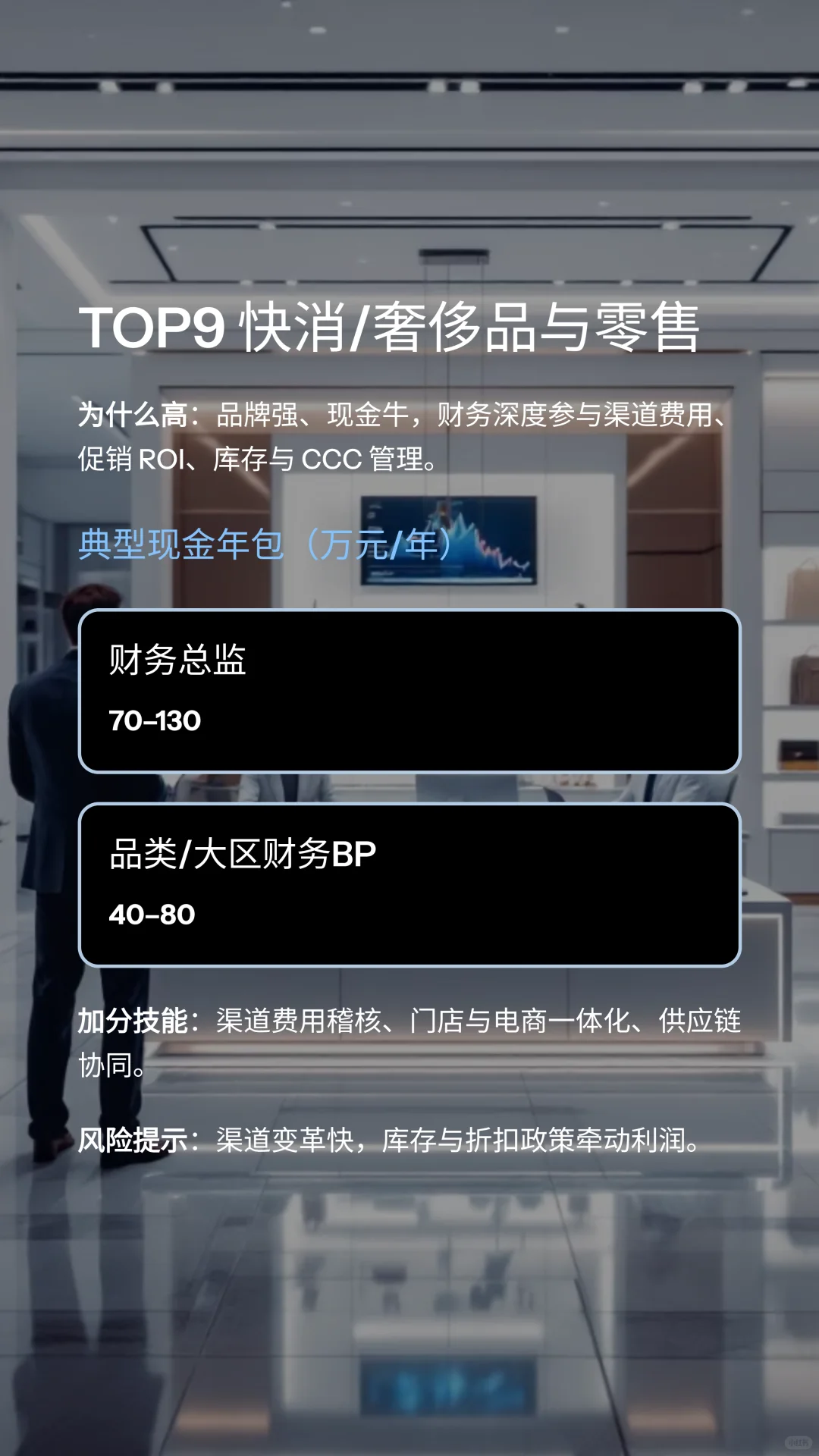 财务薪资最高的十个行业
