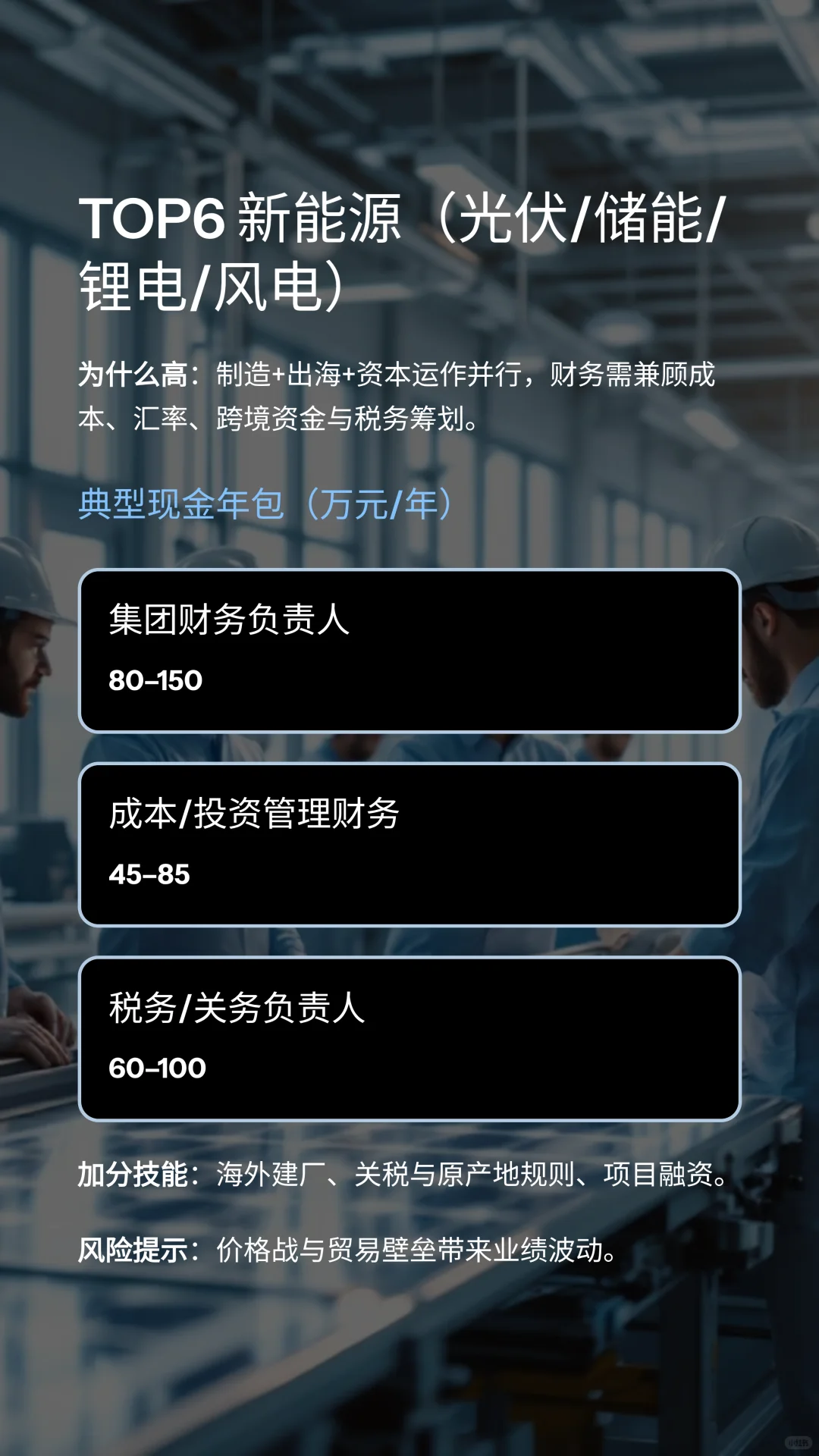 财务薪资最高的十个行业