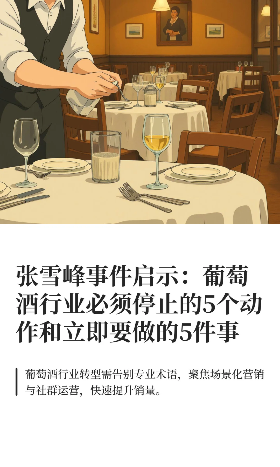 张雪峰事件启示：葡萄酒行业必须停止的5个