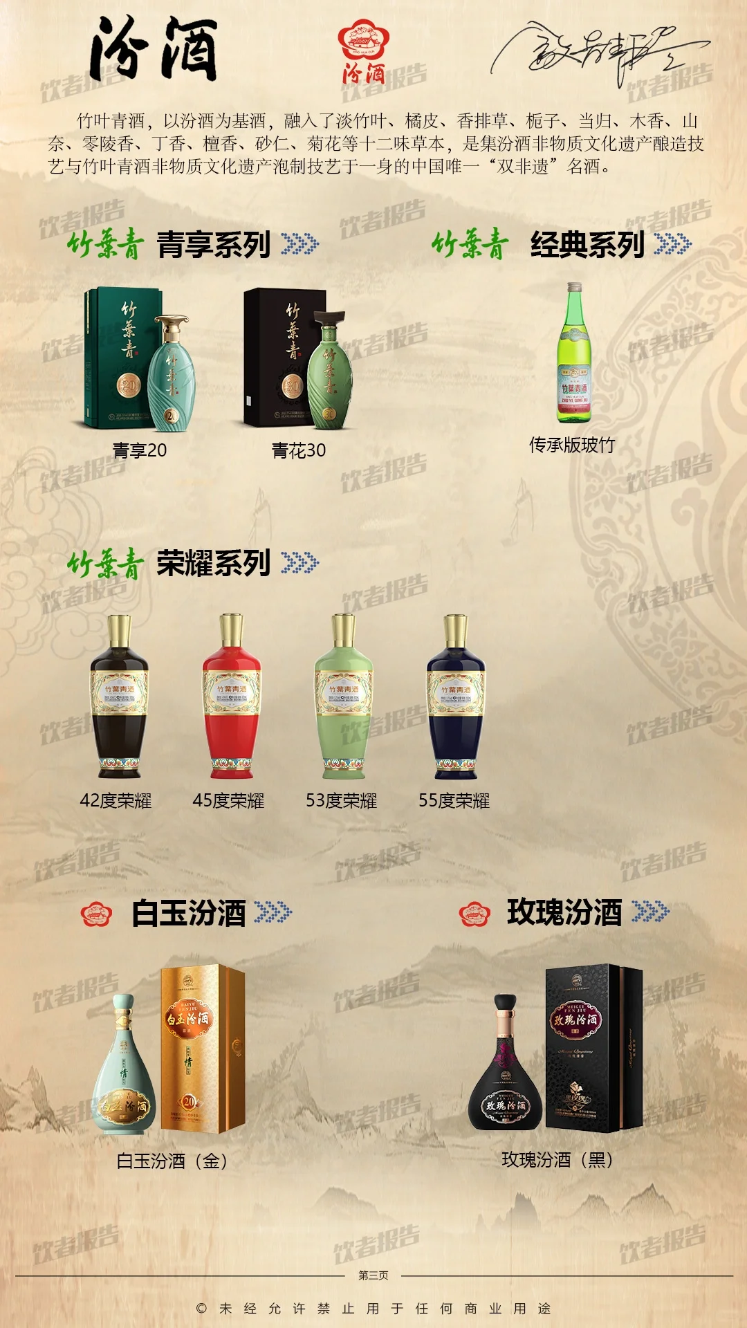 山西汾酒酿造工艺和产品系列