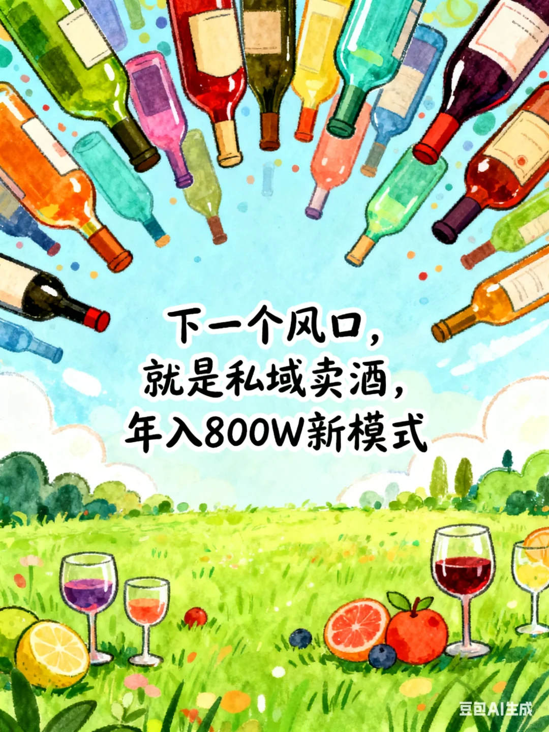 下一个风口，就是私域卖酒，一年做了800w