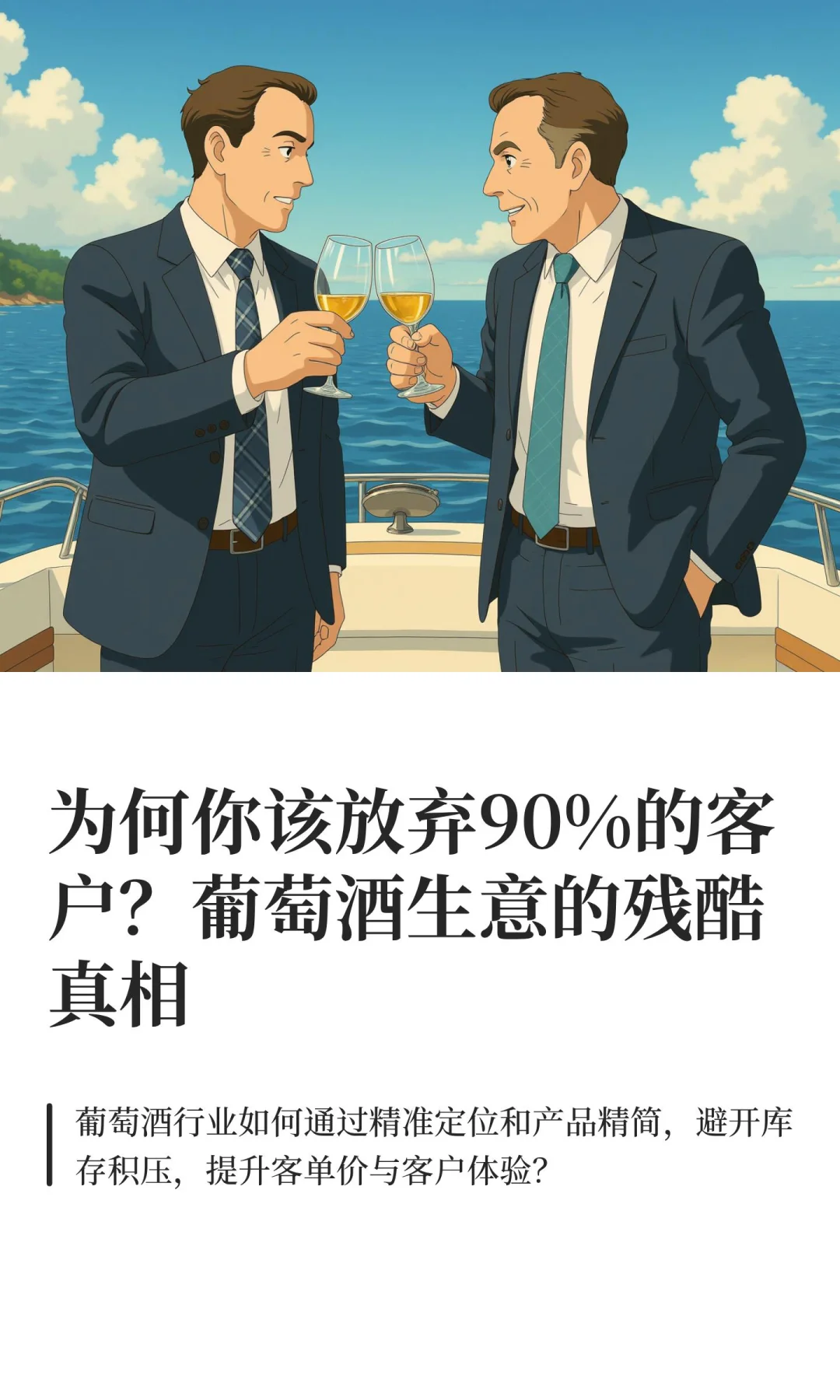 为何你该放弃90%的客户？葡萄酒生意的残酷
