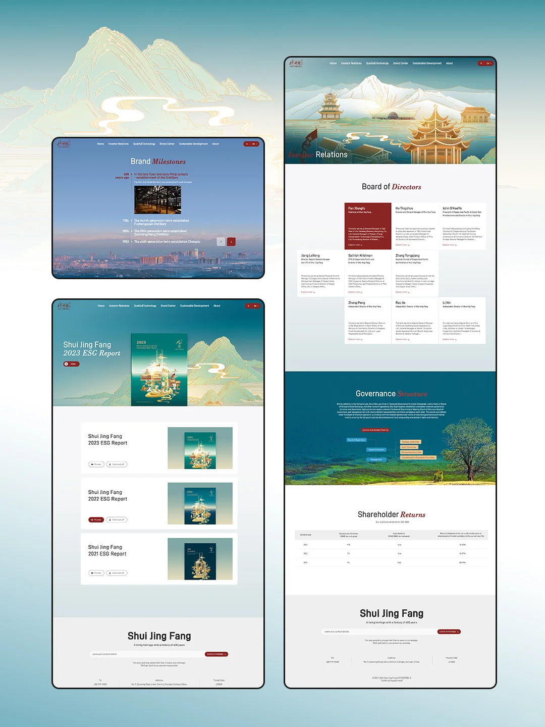 水井坊海外独立站定制案例｜白酒行业网站