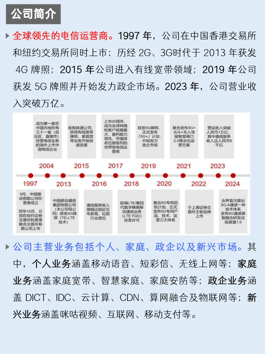 一天吃透一家上市公司：NO.56 中国移动