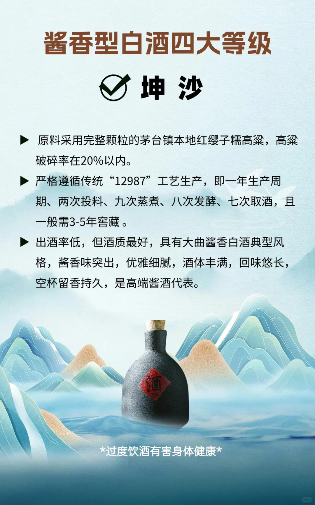 涨知识！酱香型白酒四个等级大揭秘！