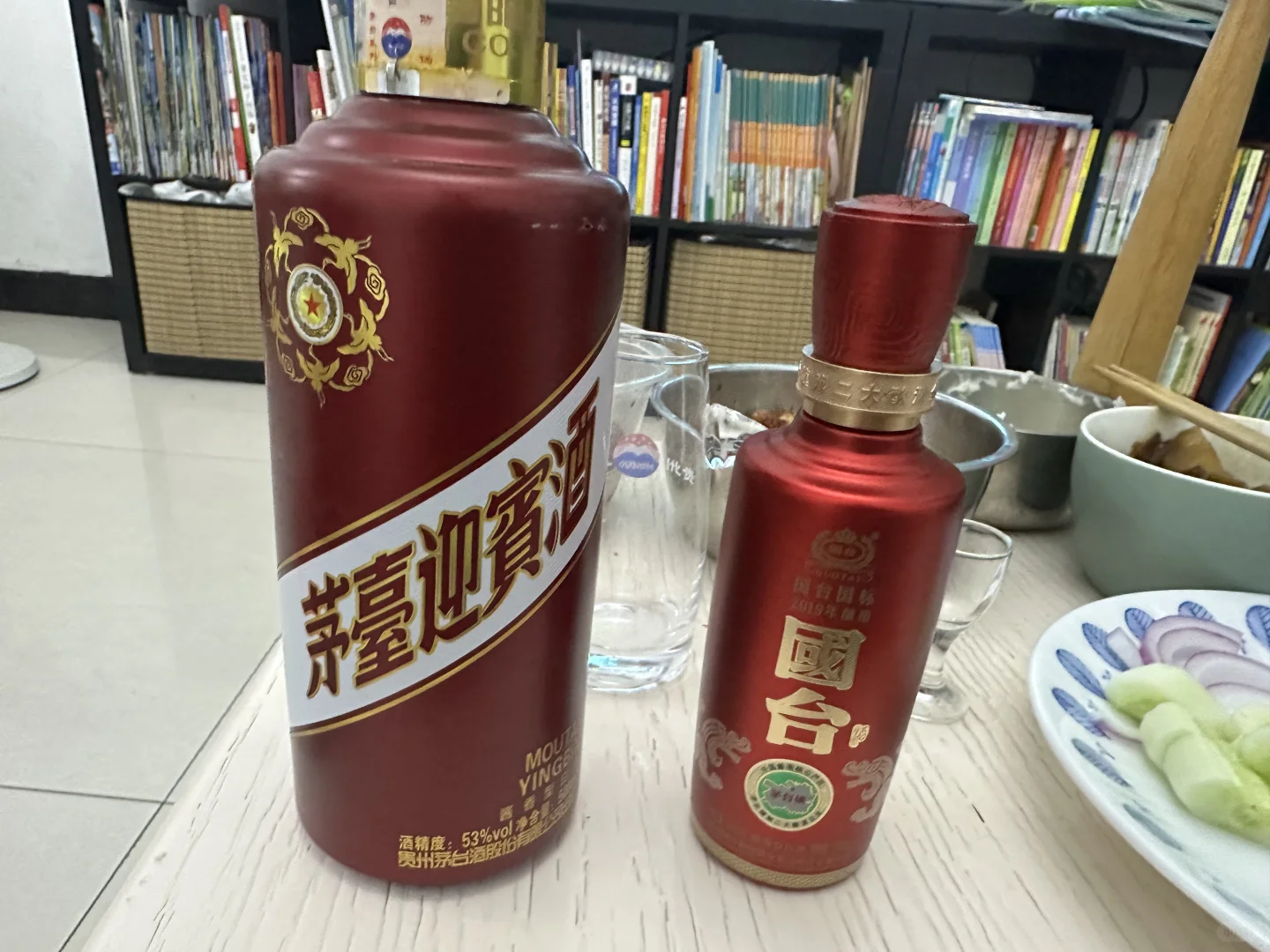 日常小酌之茅台紫迎宾对比国台国标