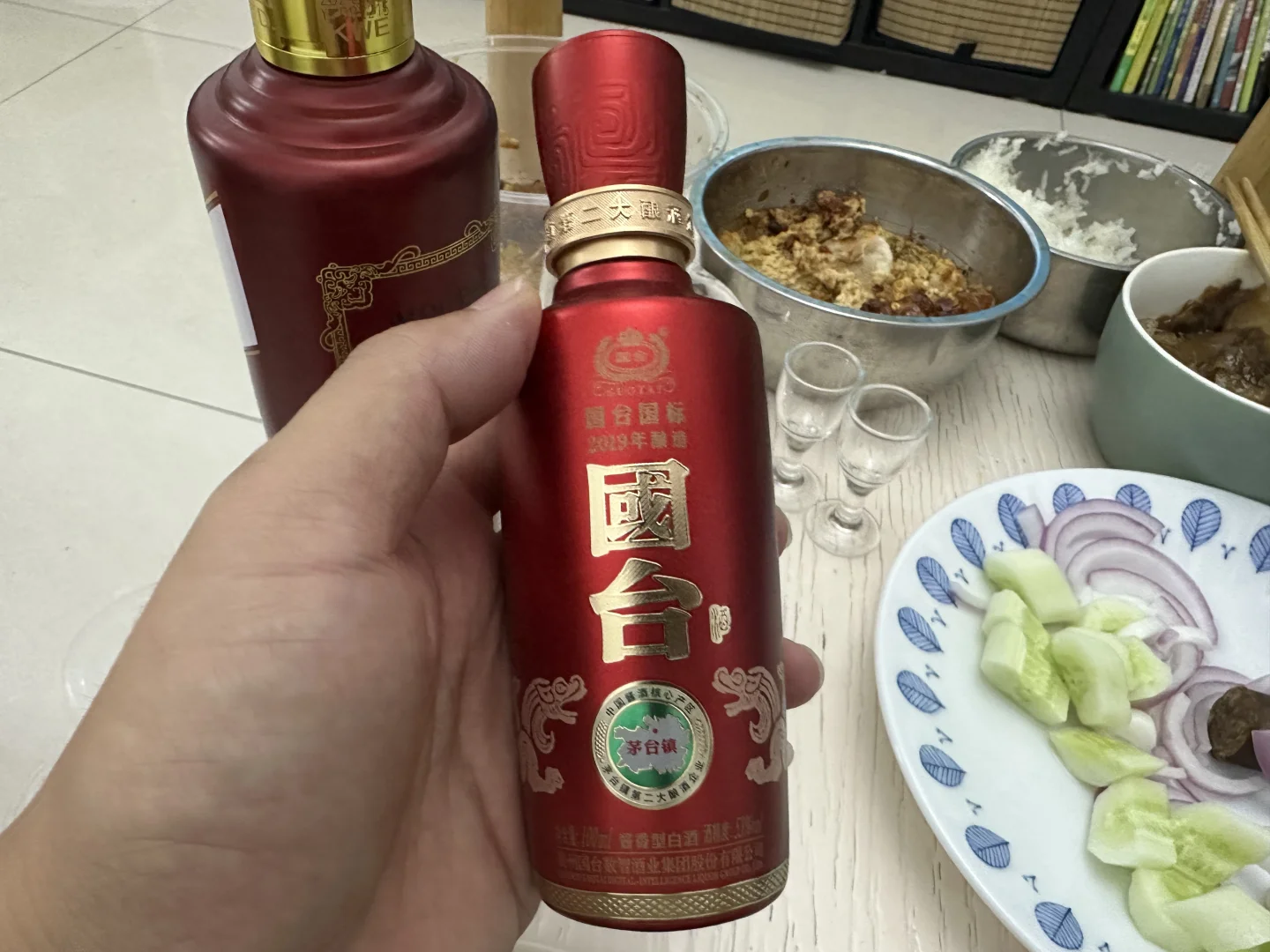 日常小酌之茅台紫迎宾对比国台国标