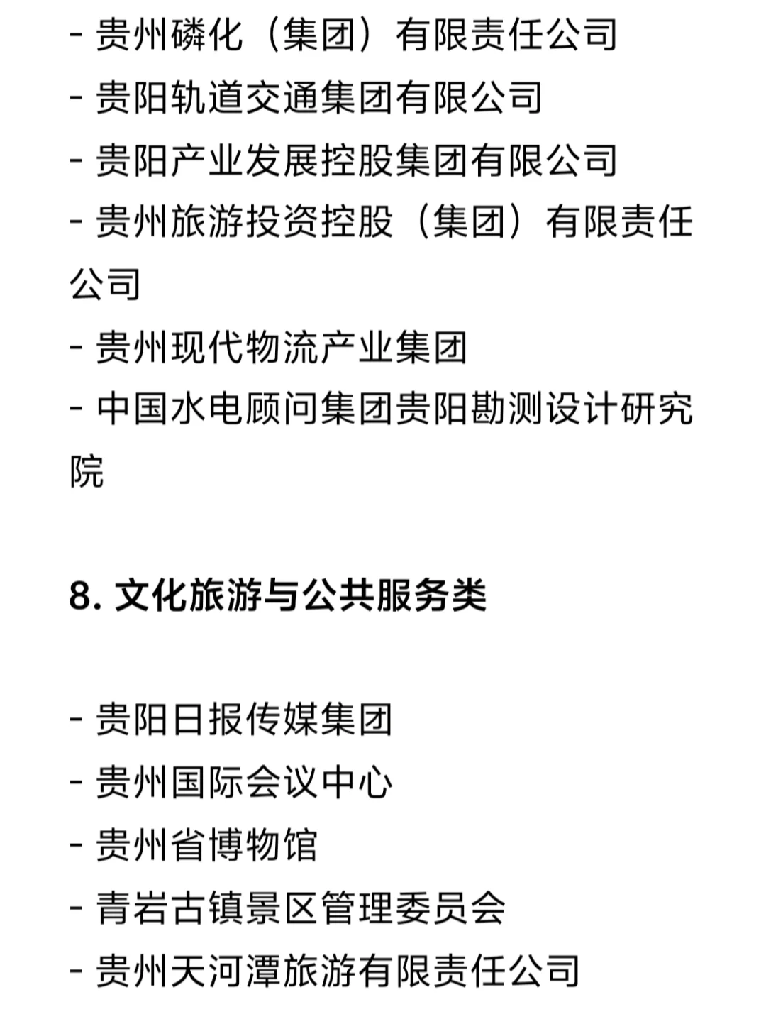 企业盘点—贵州