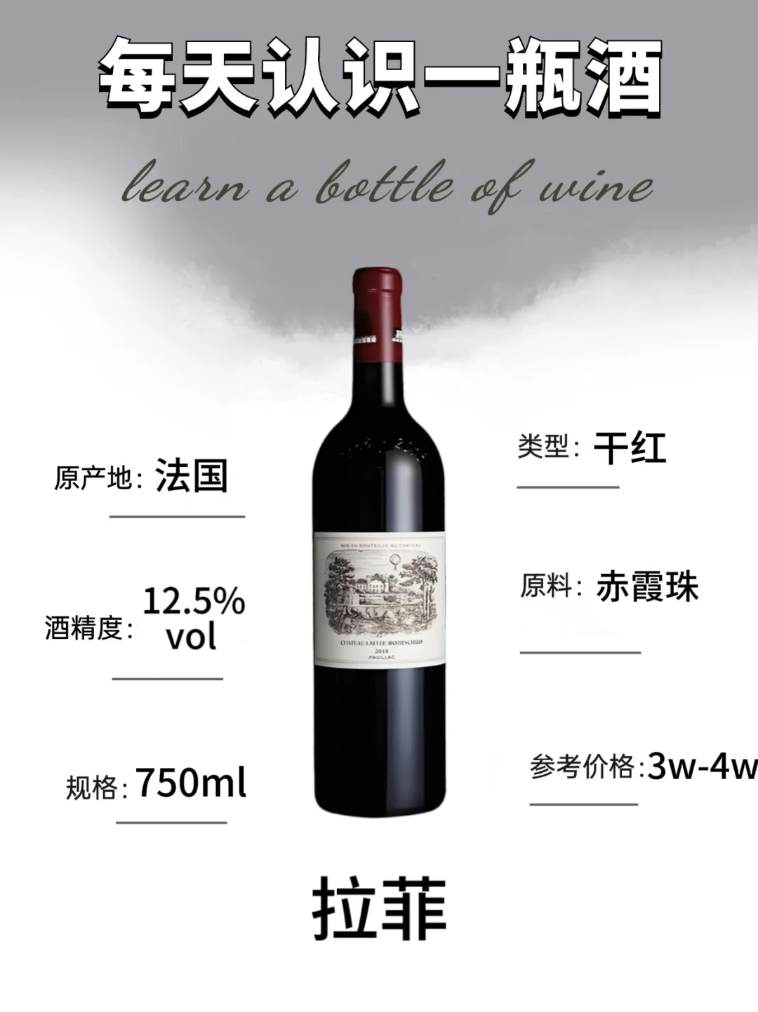 No.7 每天认识一款酒｜拉菲