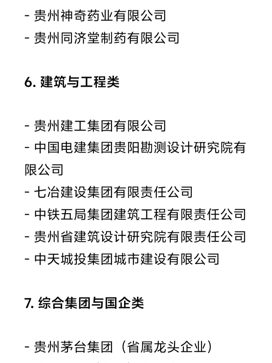 企业盘点—贵州