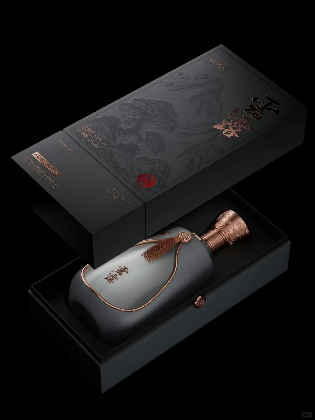 云露白酒包装设计