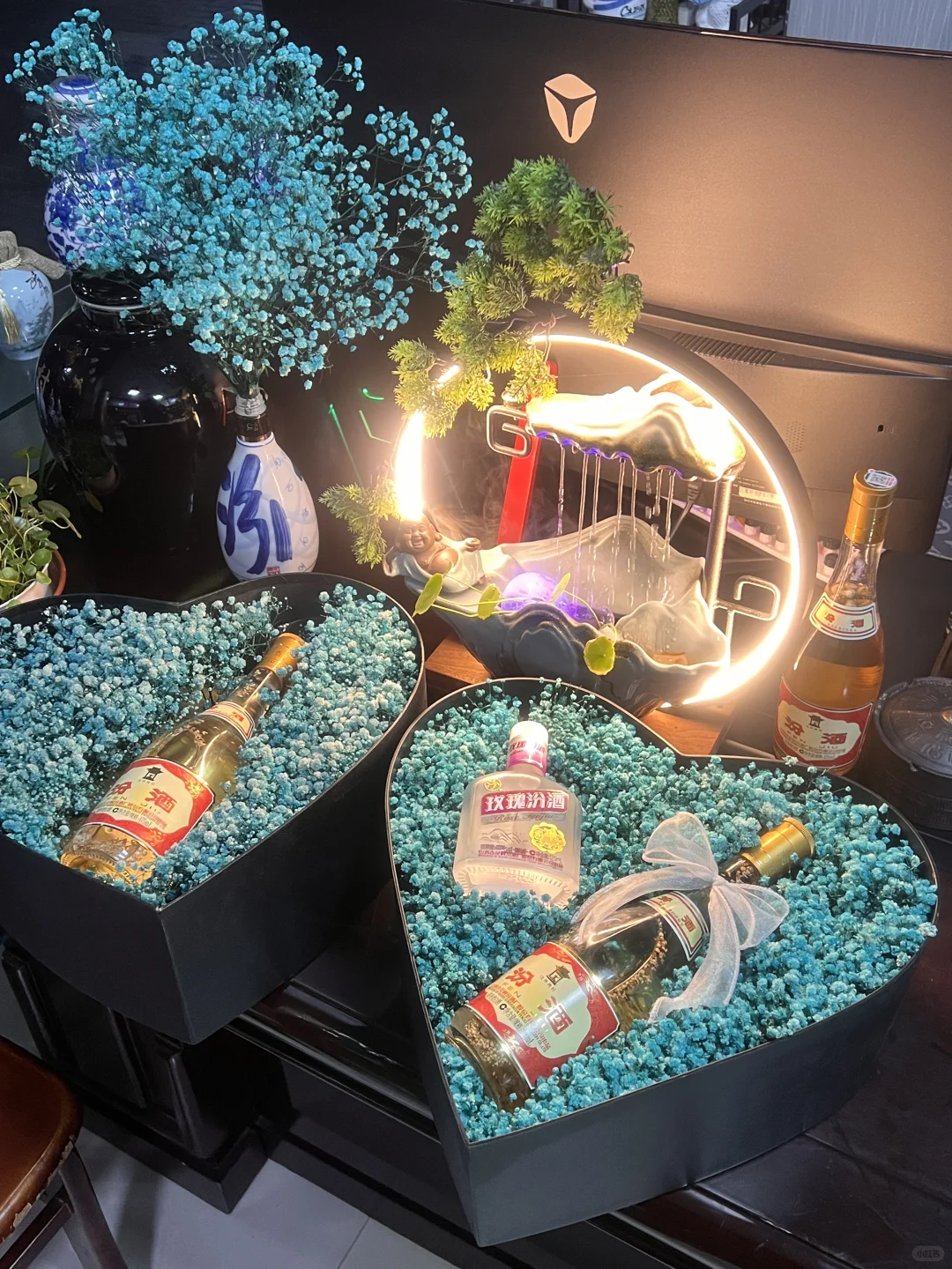 玫瑰汾和桂花汾礼盒版