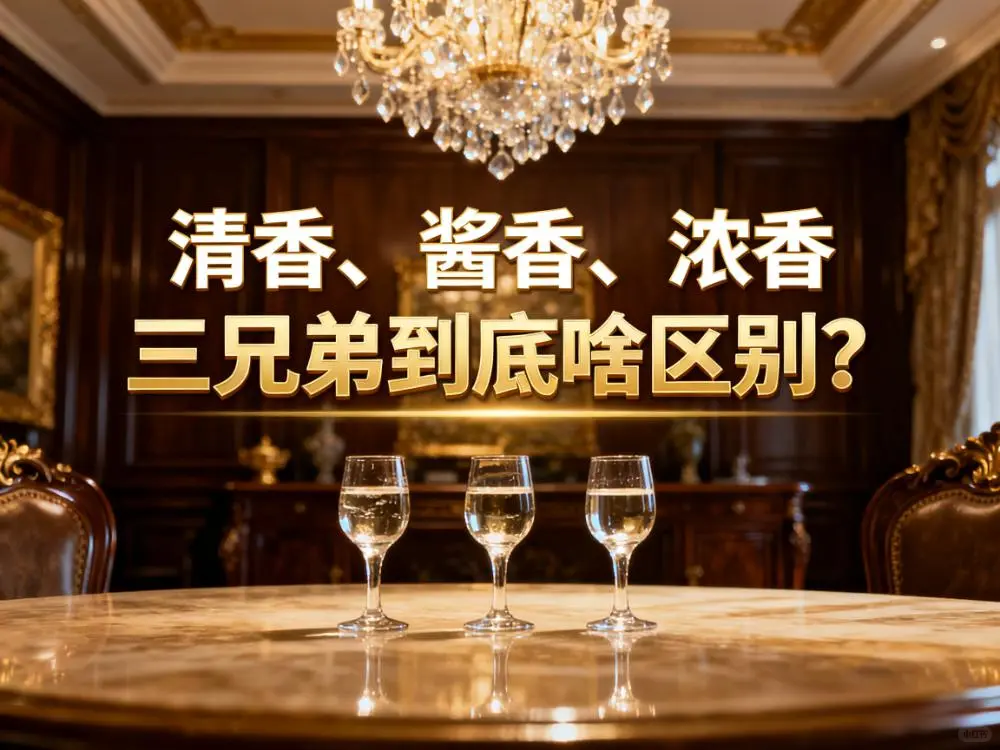 白酒三兄弟:清香、酱香、浓香到底啥区别?