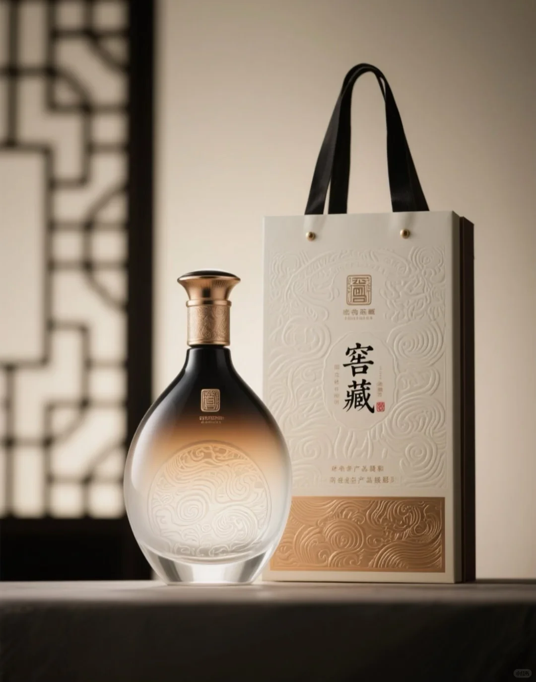 高端白酒酒瓶包装设计|白酒礼盒包装设计