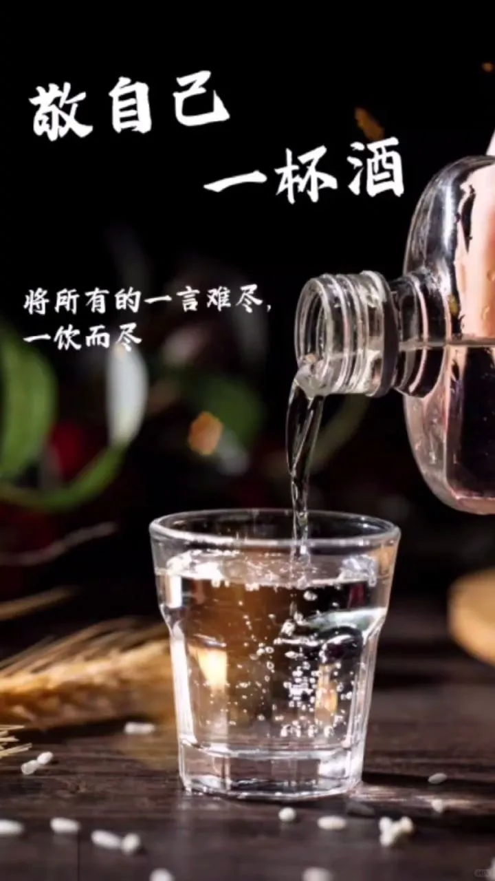 敬自己一杯酒，您最想对自己说什么？