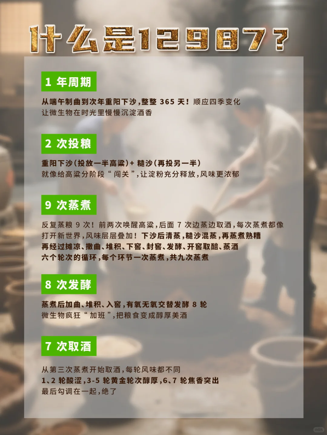 酱酒圈顶流工艺12987大曲坤沙到底牛在哪?