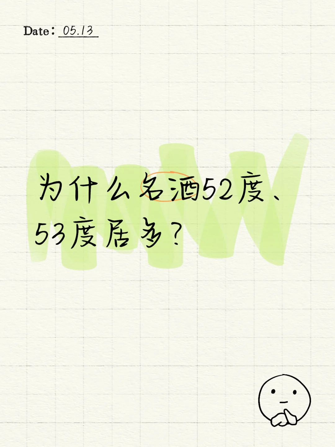 为什么名酒52度、53度居多？