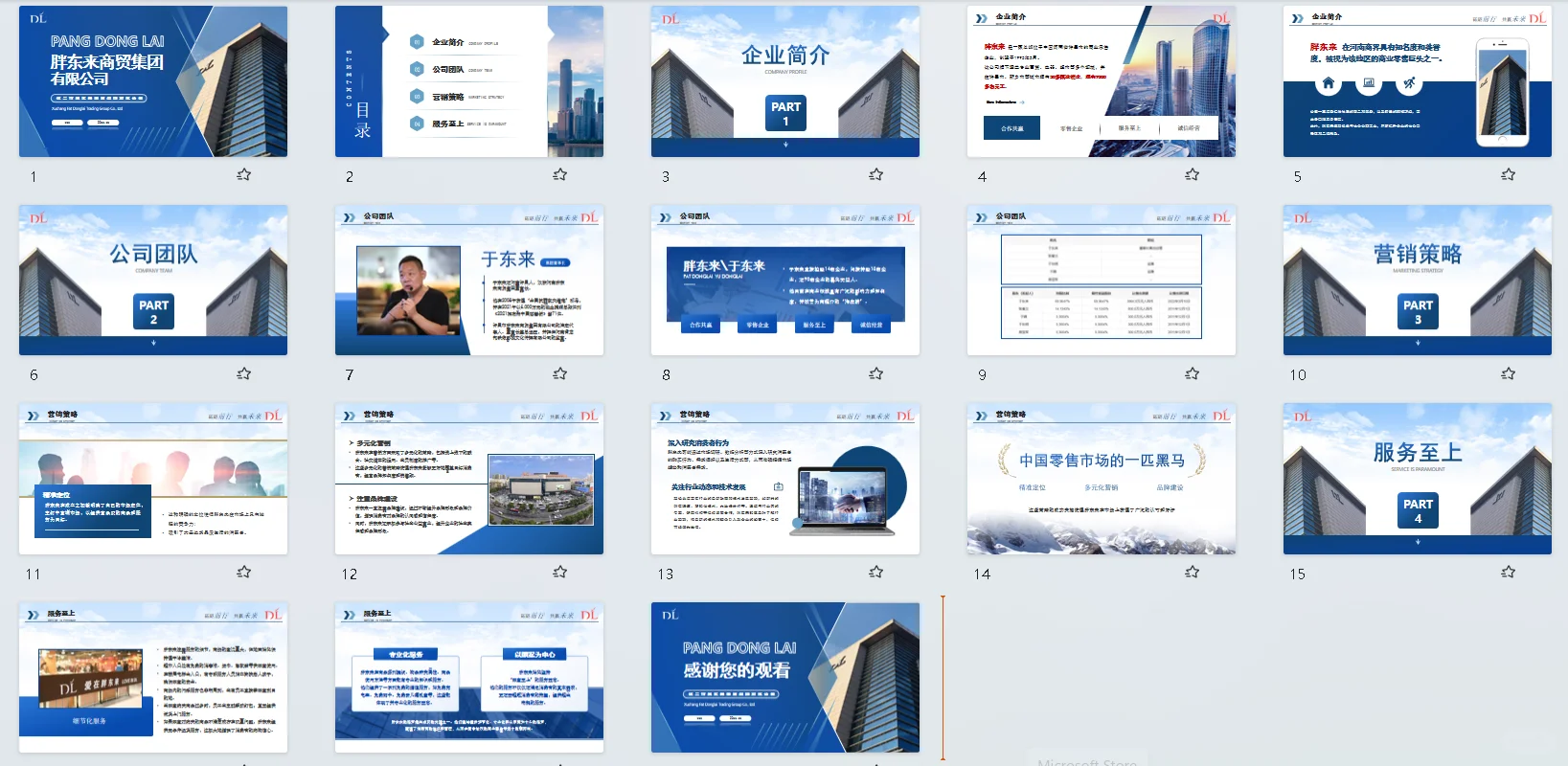 胖东来商贸集团有限公司分四个部分介绍~