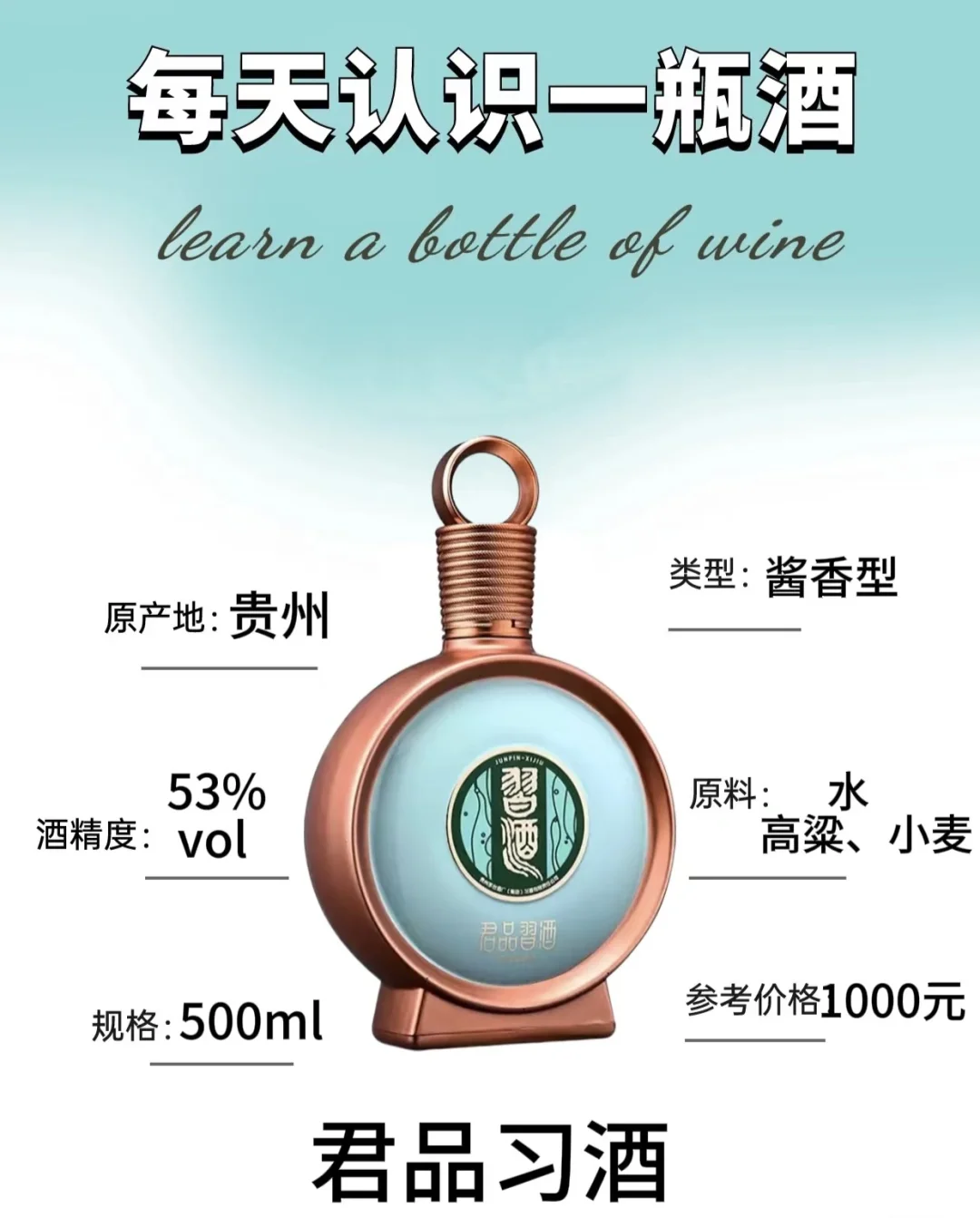 每天认识一款白酒｜君品习酒