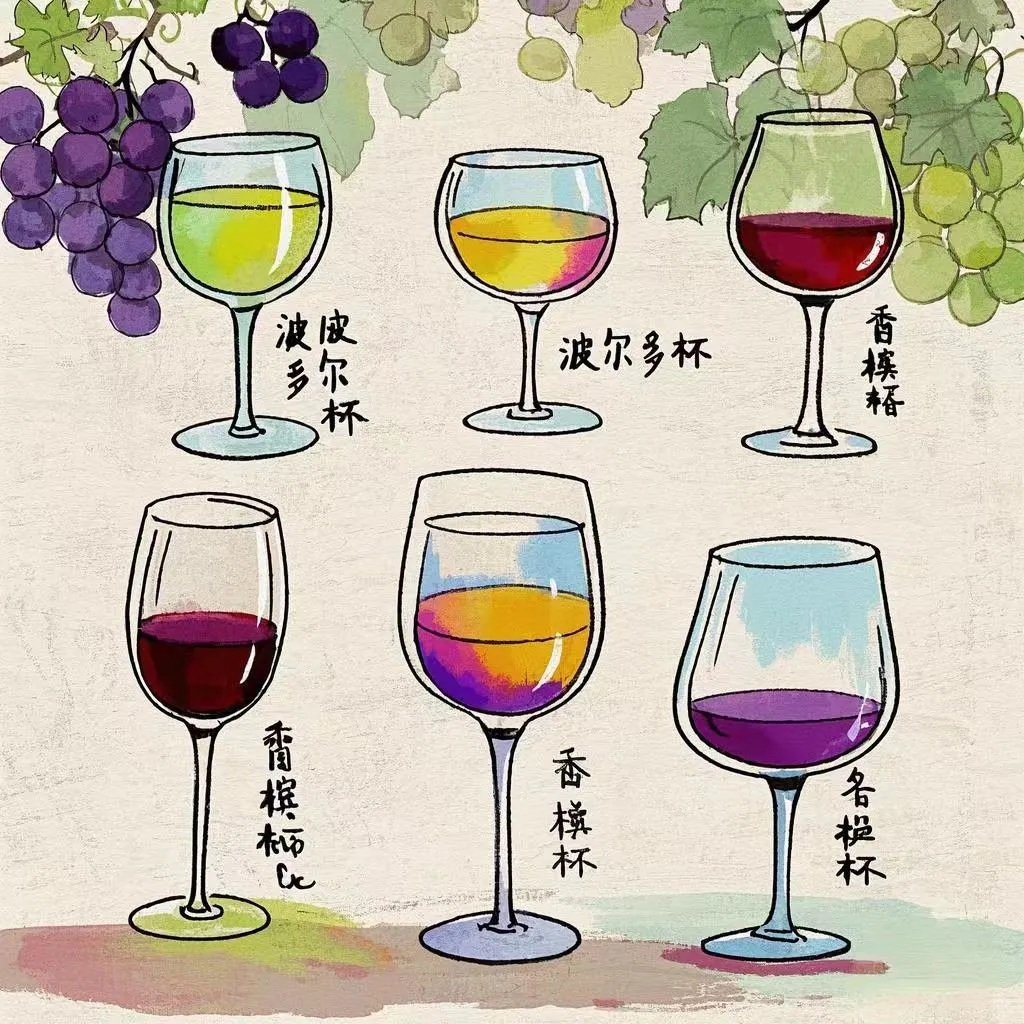?一图看懂6大葡萄酒杯！喝酒仪式感拿捏住