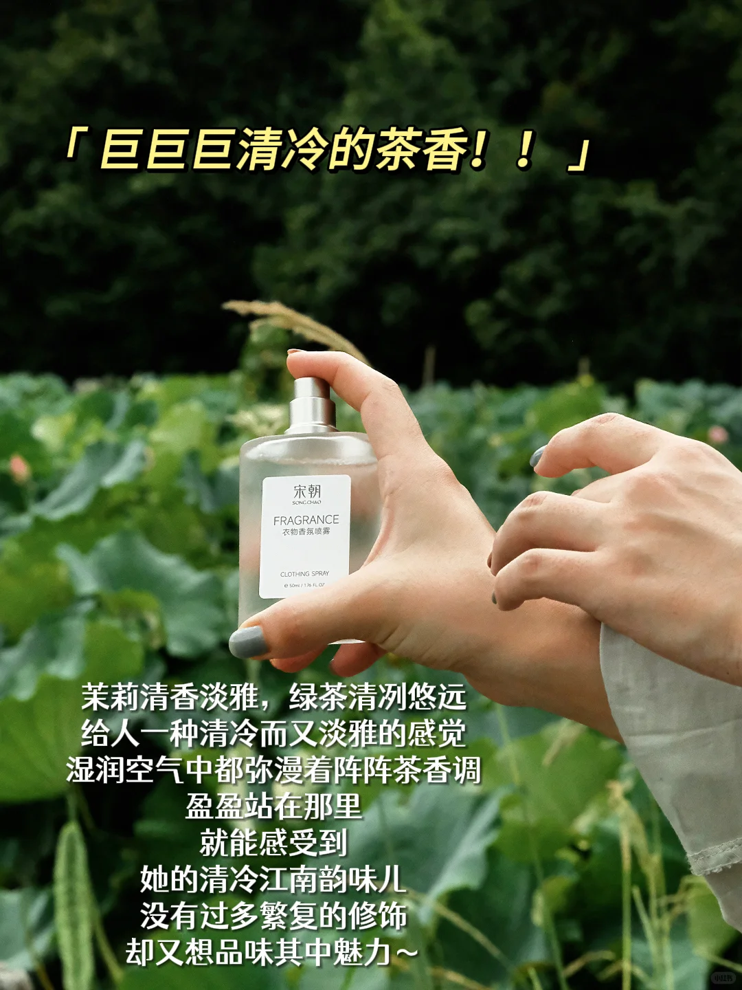 鲨疯了！这瓶冷感清茶香?好闻到炸！！