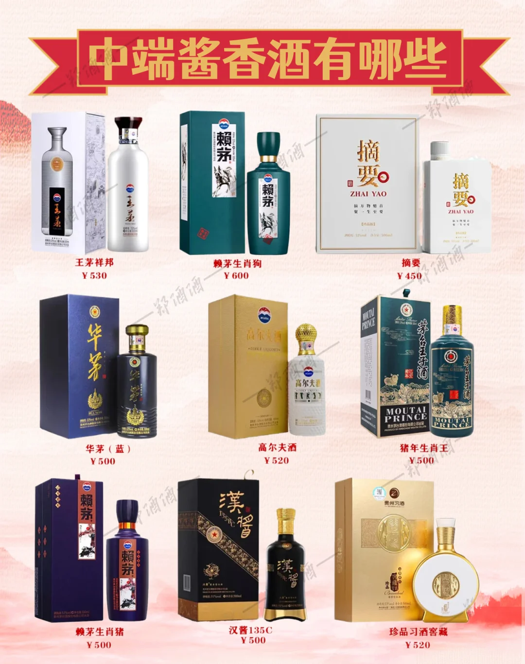 中端酱酒有哪些？