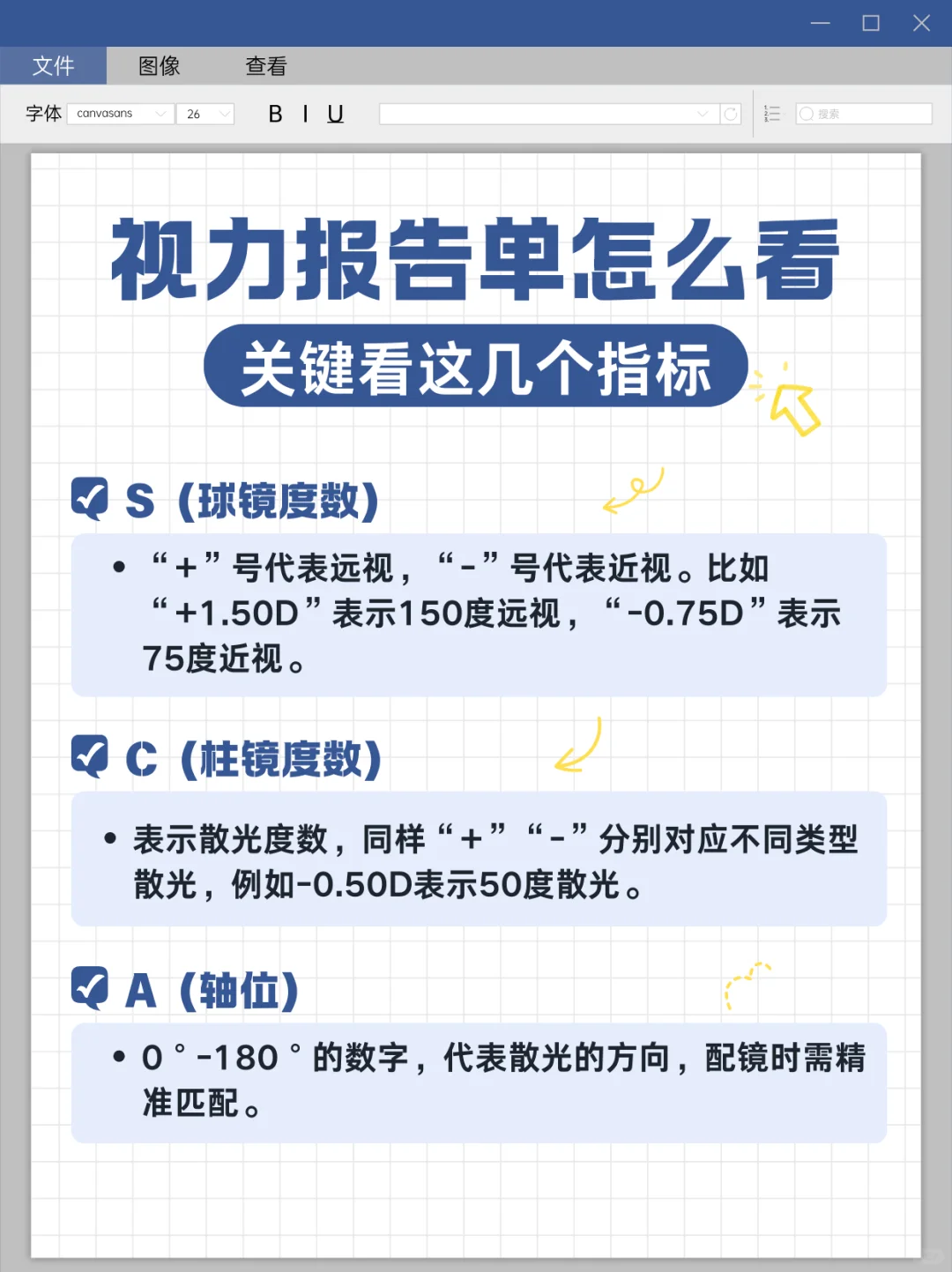 1分钟教会你,孩子视力检查单怎么看