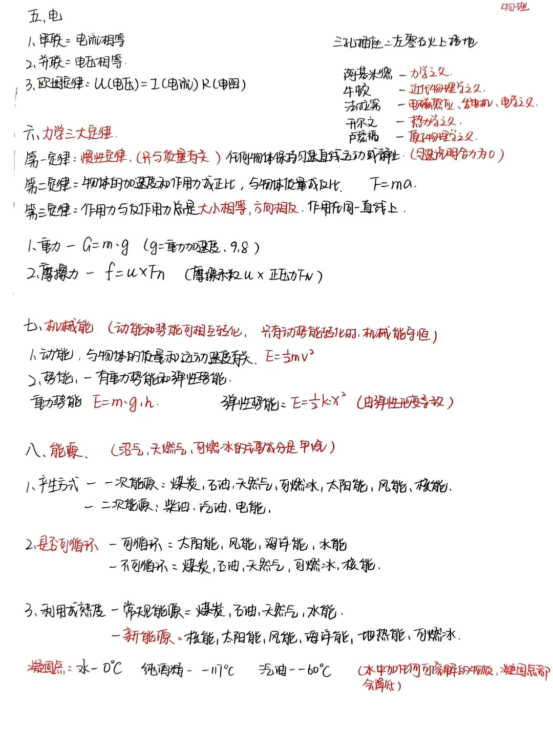 来吧，你们非要的手写扫描件（三）