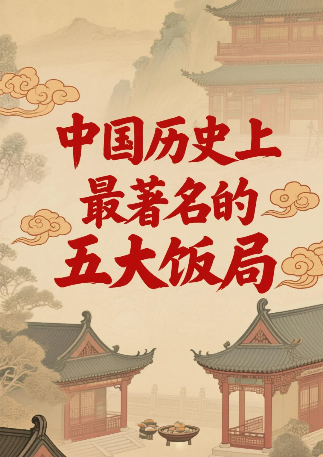 中国历史上最著名的五大饭局