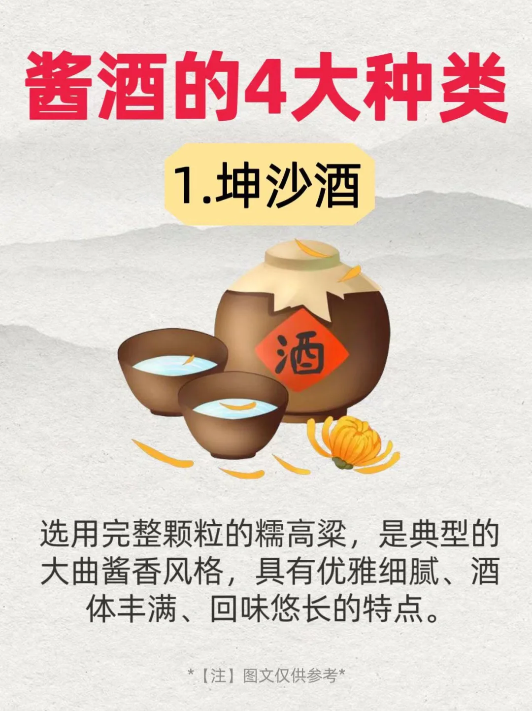 酱酒4⃣️大类❗你不会不知道吧？️