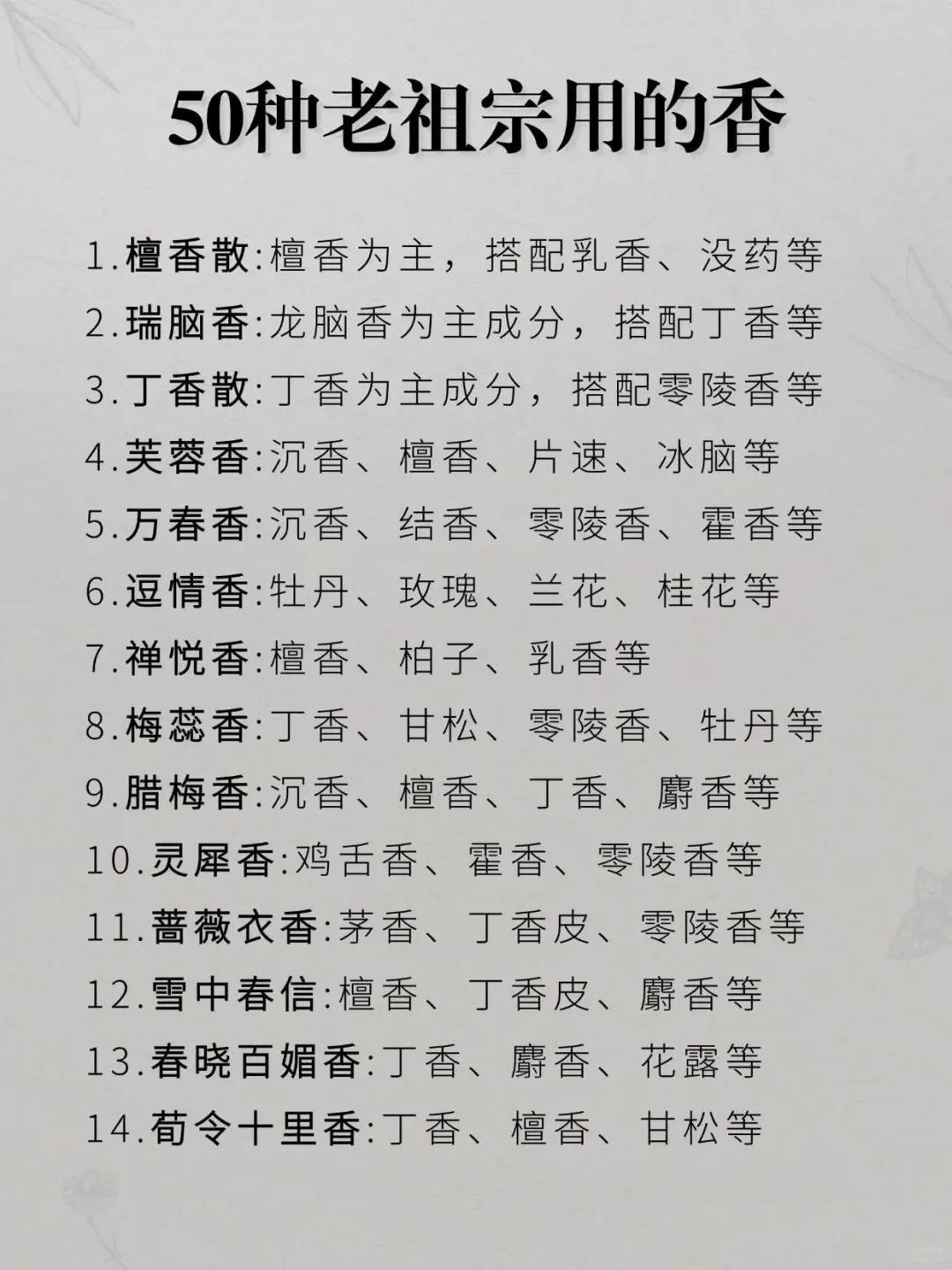 香粉介绍?✅