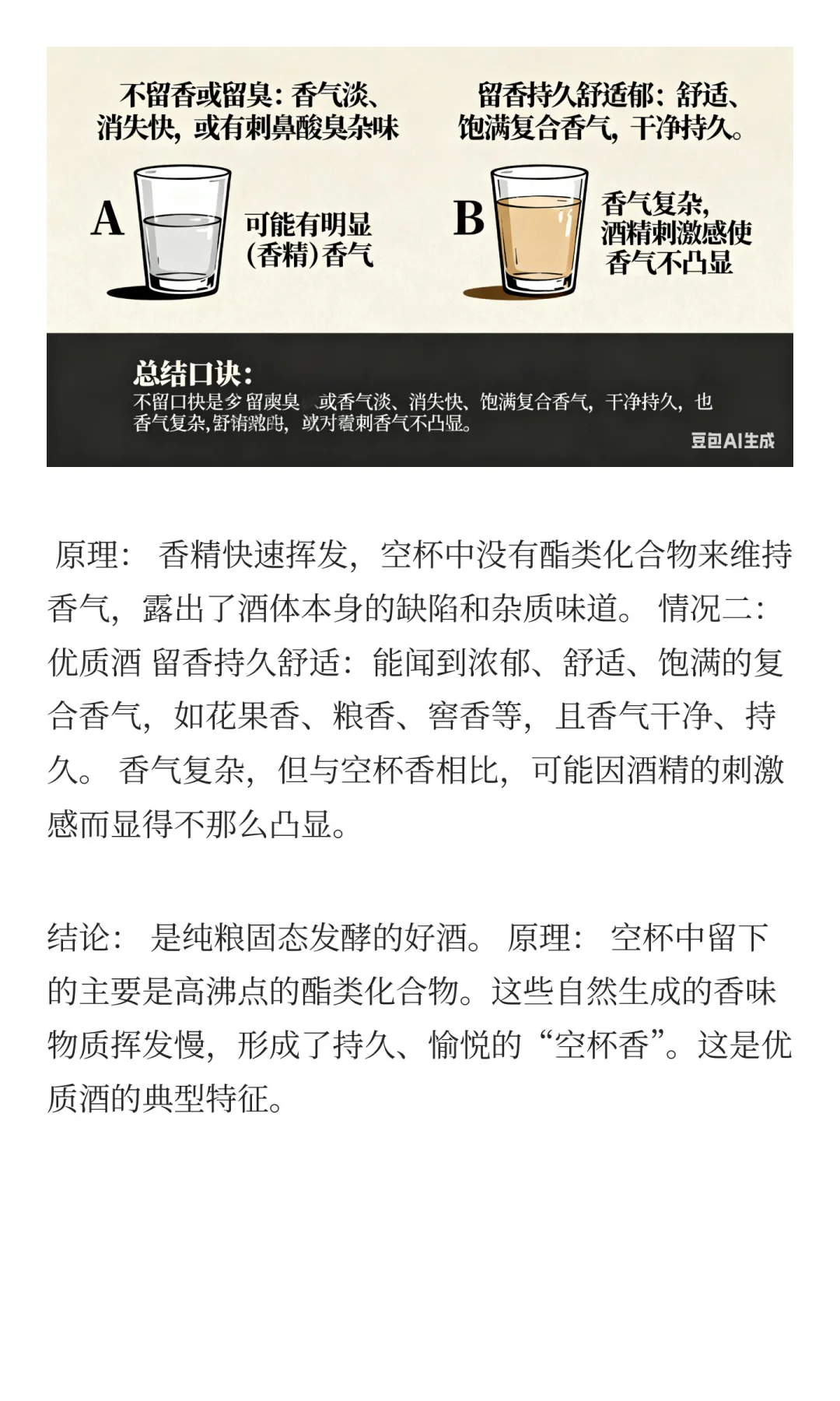 白酒品鉴笔记：换杯留香法