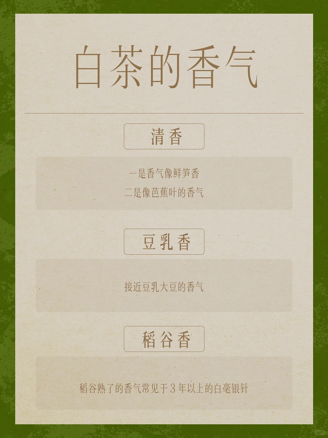 茶知识｜干货篇?白茶香型应该如何描述