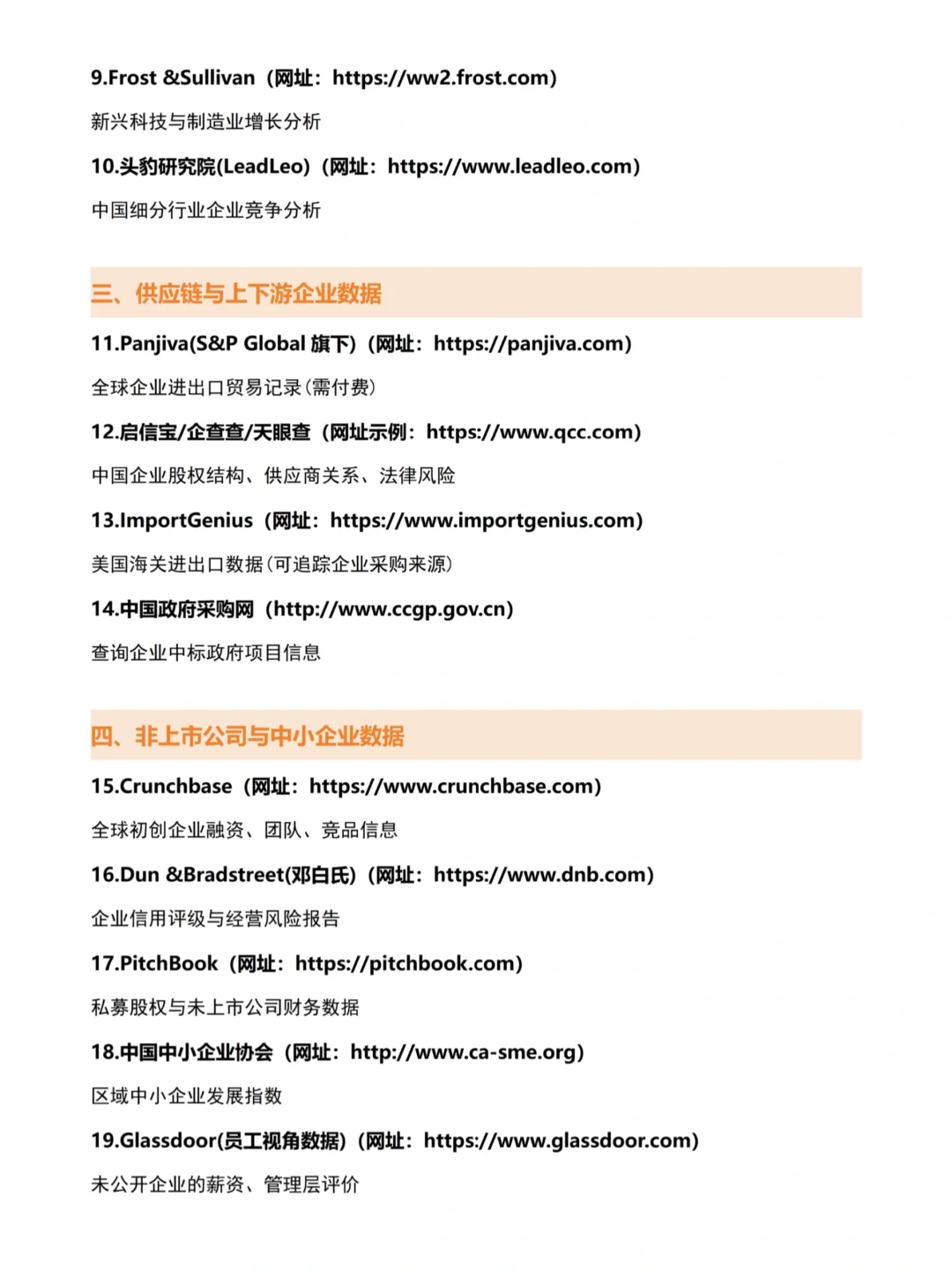 行业企业数据到底从哪找啊啊??