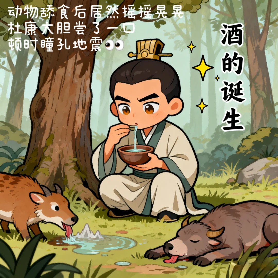 酒的祖师爷杜康|一场意外造就千年微醺文化